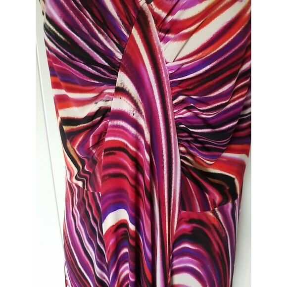 Womens Dress Size XL Retro Sleeveless Flowy Artsy Psychedelic Boho Hippie - Picture 4 of 10